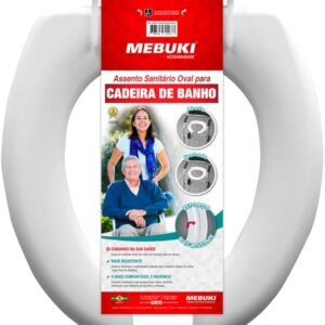 Assento Oval Cadeira de Banho Aberto