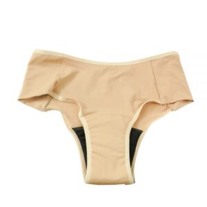 Calcinha Ultrabsorvente Antibacteriana Reutilizável Bege